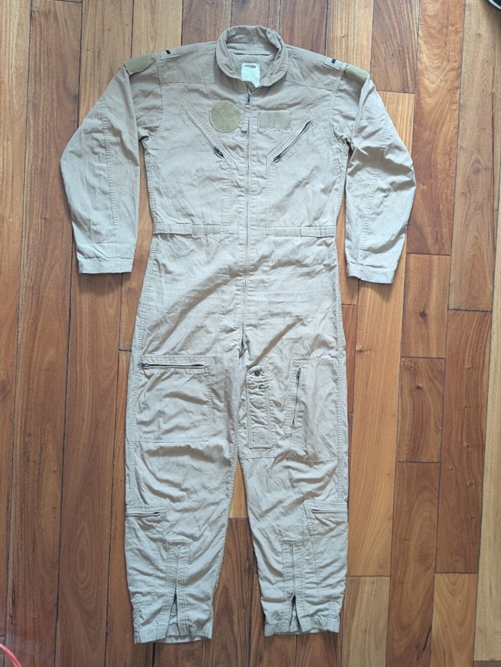 Air Force Beige Vintage Flight Suit (L)